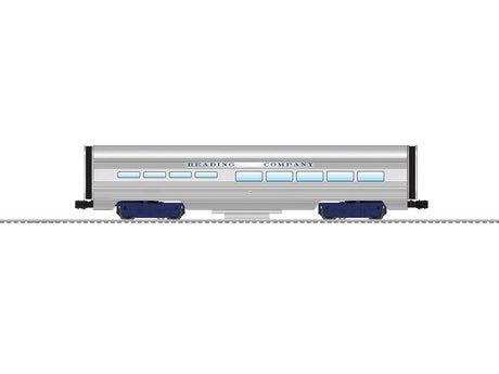 15" Fluted-Side Diner w/StationSounds - 3-Rail - Ready to Run -- Reading (aluminum)