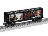 Steel Boxcar - 3-Rail - Ready to Run -- Star Wars(TM) Darth Vader (black, Full-Color Sides)-2
