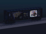 Steel Boxcar with Illuminated Side - 3-Rail - Ready to Run -- Batman (Classic TV Screen Side)-3
