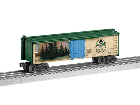 Wood Reefer w/Horizontal Siding - 3-Rail - Ready to Run -- Bob Ross (Happy Tree Farm full color)