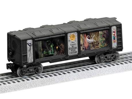 Aquarium Car - 3-Rail - Ready to Run -- Nightmare Before Christmas Zero (gray, black)-2