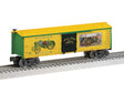 Wood Reefer w/Horizontal Siding - 3-Rail - Ready to Run -- John Deere Waterloo Boy (yellow, green)