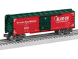 Steel Boxcar - 3-Rail - Ready to Run -- Sled-Ex 02524 (Christmas, red, green)