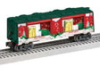 Mint Car with Present Load - 3-Rail - Ready to Run -- Christmas #24 (red, green, white)