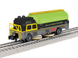 Operating Track Cleaning Car - Ready to Run - 3-Rail -- Area 51 (gray, black, green)