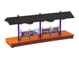 Station Platform w/LED Lights -- Kit - Halloween 12 x 3-3/8 x 5" 30.5 x 8.6 x 12.7cm Long