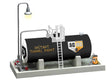 Oil Storage Tank -- Assembled - Looney Tunes Acme Tunnel Paint (black, white, orange)