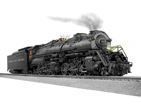 Class Y6B 2-8-8-2 - 3-Rail w/Legacy Sound, Control & Smoke -- Norfolk & Western #2197 (black, yellow)