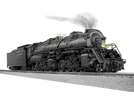 Class Y6B 2-8-8-2 - 3-Rail w/Legacy Sound, Control & Smoke -- Santa Fe #1800 (black, silver)