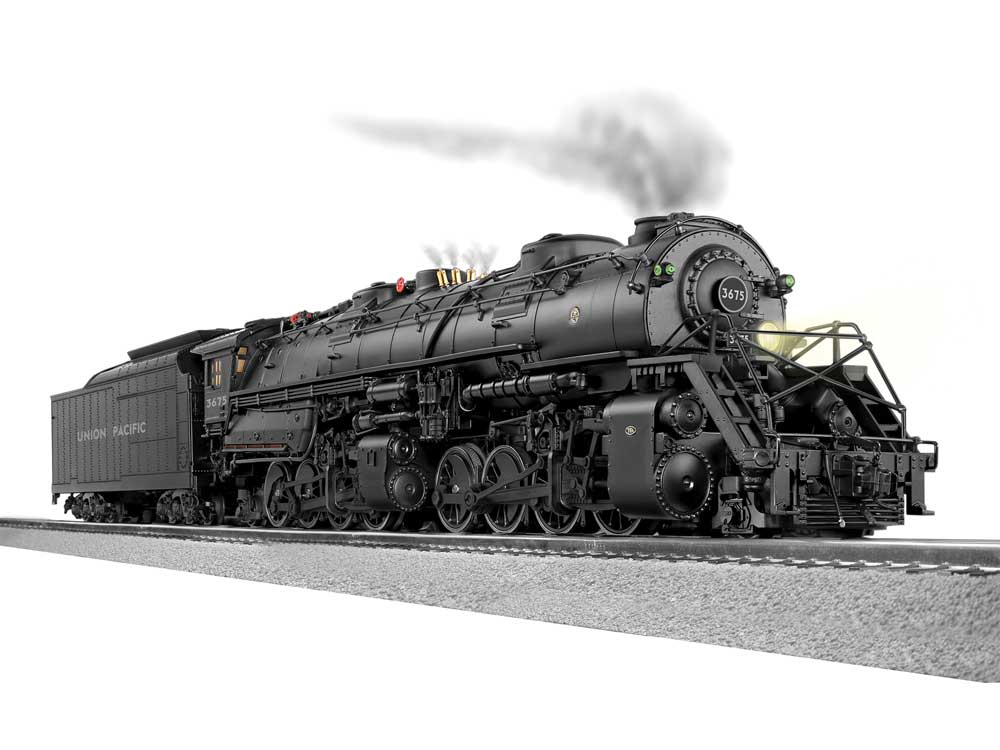 Class Y6B 2-8-8-2 - 3-Rail w/Legacy Sound, Control & Smoke -- Union Pacific #3675 (black, white)