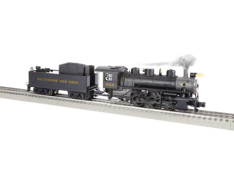 USRA 0-6-0 - 3-Rail w/Legacy Sound, Control & Smoke -- Baltimore & Ohio #353 (black, graphite, yellow)