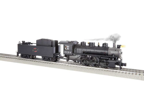 USRA 0-6-0 - 3-Rail w/Legacy Sound, Control & Smoke -- Chicago & North Western #2624 (black, graphite, color ball/bar logo)