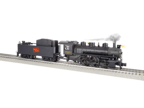 USRA 0-6-0 - 3-Rail w/Legacy Sound, Control & Smoke -- Grand Trunk #7527 (black, graphite, red logo)