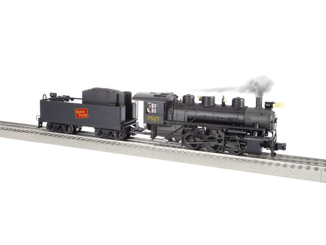 USRA 0-6-0 - 3-Rail w/Legacy Sound, Control & Smoke -- Grand Trunk #7527 (black, graphite, red logo)