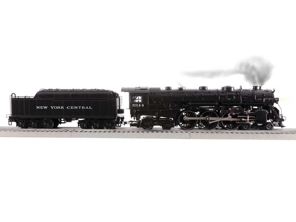 Class J1E 4-6-4 Hudson - 3-Rail - Legacy Sound, Control & Smoke - Vision -- New York Central #5344 (black)-2