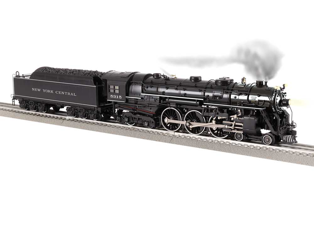Class J1E 4-6-4 Hudson - 3-Rail - Legacy Sound, Control & Smoke - Vision -- New York Central #5315 (black, white pinstripes)