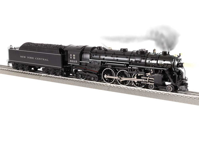 Class J1E 4-6-4 Hudson - 3-Rail - Legacy Sound, Control & Smoke - Vision -- New York Central #5315 (black, white pinstripes)