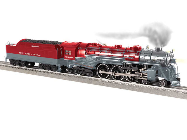 Class J1E 4-6-4 Hudson - 3-Rail - Legacy Sound, Control & Smoke - Vision -- New York Central #5340 (Fantasy Pacemaker, gray, red)