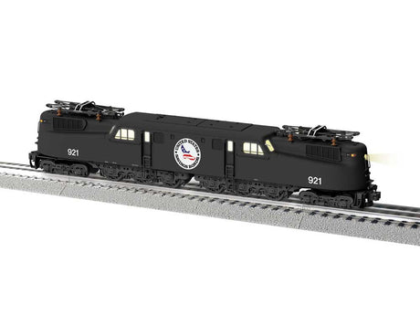 GG1 Electric - 3-Rail w/Legacy Sound & Control - Vision -- Amtrak #921 (black, white, Buy U.S. Savings Bonds Logo)