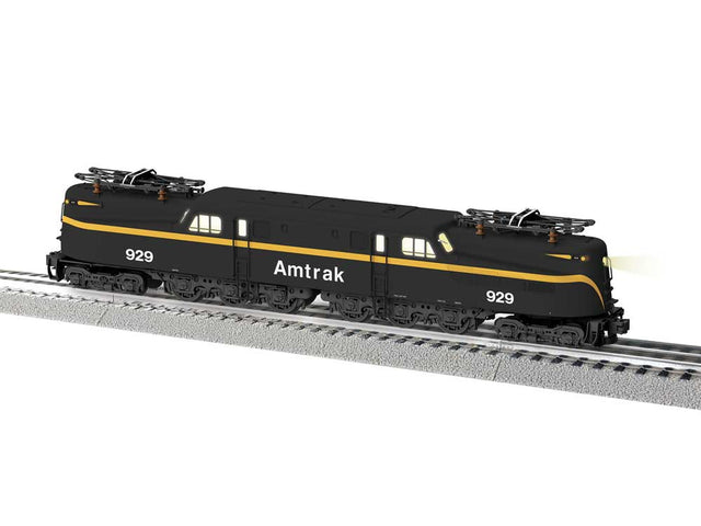 GG1 Electric - 3-Rail w/Legacy Sound & Control - Vision -- Amtrak #929 (black, yellow)