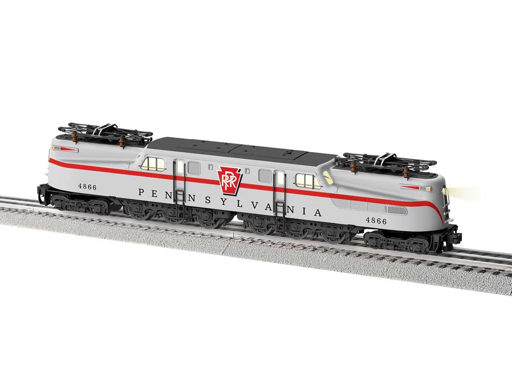 GG1 Electric - 3-Rail w/Legacy Sound & Control - Vision -- Pennsylvania Railroad #4866 (silver, red, black)