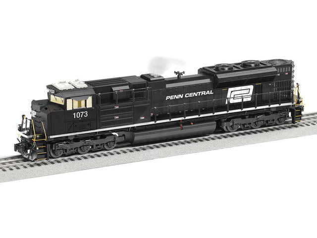 EMD SD70ACe - 3-Rail w/Legacy Sound, Control & Smoke -- Norfolk Southern #1073 (Penn Central Heritage, black, white)