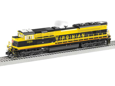 EMD SD70ACe - 3-Rail w/Legacy Sound, Control & Smoke -- Norfolk Southern #1069 (Virginian Heritage, black, yellow)