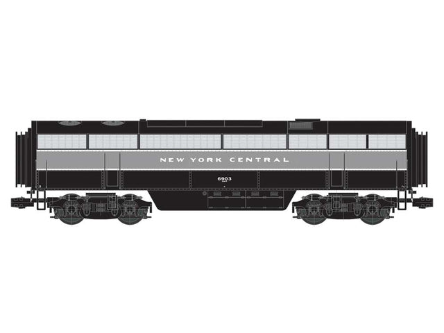 Fairbanks-Morse C-Liner CFB-16-4 3-Rail Unpowered wSuperBass -- New York Central #6903 (Lightning Stripe, black, gray)