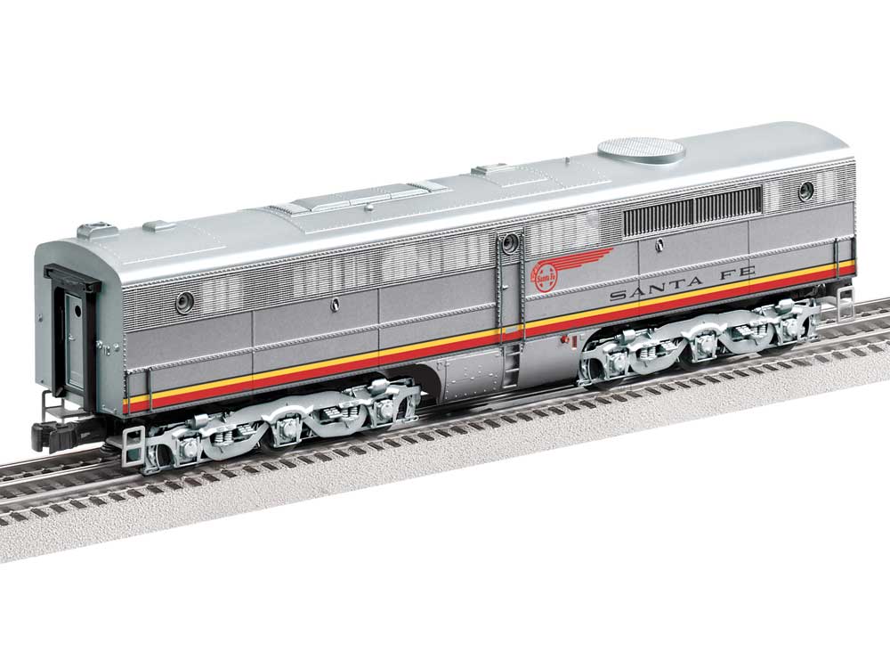 Alco PB - 3-Rail Unpowered wSuperBass -- Santa Fe #58A (Warbonnet, silver, red)