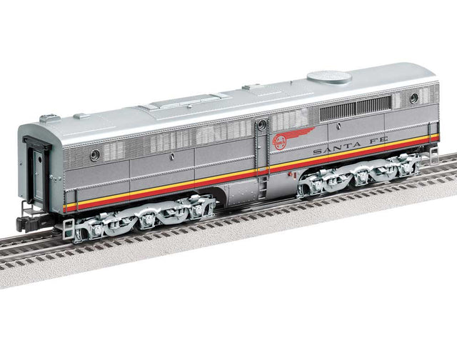 Alco PB - 3-Rail Unpowered wSuperBass -- Santa Fe #58A (Warbonnet, silver, red)