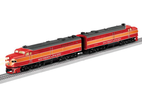 Alco PA A-A Powered/Unpowered Set w/Legacy Sound, Control & Smoke -- Southern Pacific #6005A-C (Daylight, red, orange, black)