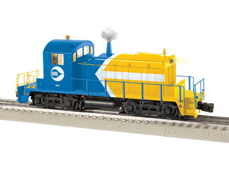 EMD SW1 - 3-Rail w/Legacy Sound, Control & Smoke -- Cargill #62 "Ruth" (yellow, blue, white)