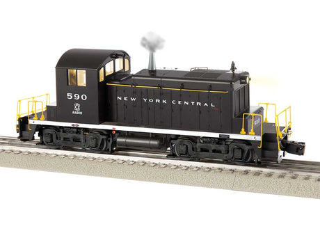 EMD SW1 - 3-Rail w/Legacy Sound, Control & Smoke -- New York Central #590 (black, white)