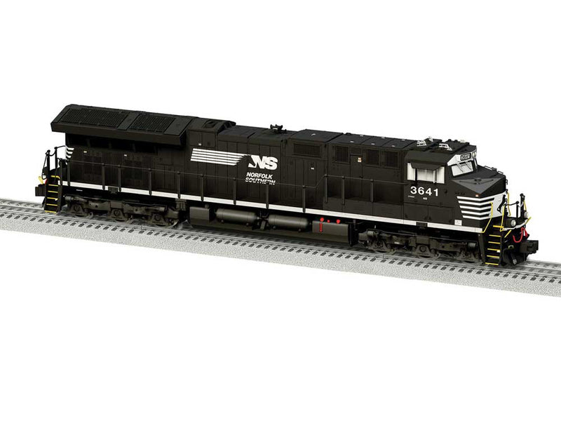 GE ET44AC - 3-Rail - Legacy(R) Sound and Control -- Norfolk Southern #3641 (black, white, Horse Head Logo)