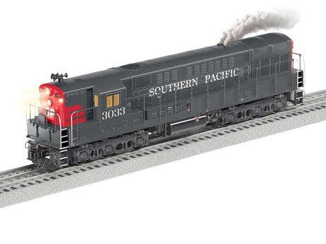 H24-66 Trainmaster - 3-Rail - Legacy Sound, Smoke & Control -- Southern Pacific #3033 (gray, red)