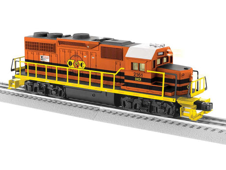 EMD GP38 - 3-Rail w/LionChief Plus 2.0 Sound, Control & Smoke -- Ohio Central #2161 (orange, black, yellow)