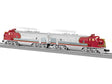 EMD F3 Powered A/Non-Powered A Set - 3-Rail - LionChief 2.0 Sound and Control -- Santa Fe (Warbonnet, silver, red, yellow, black)