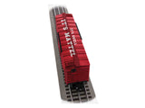 Steel Boxcar - 3-Rail - Ready to Run -- Mattel 80th Anniversary (red, beige)-2