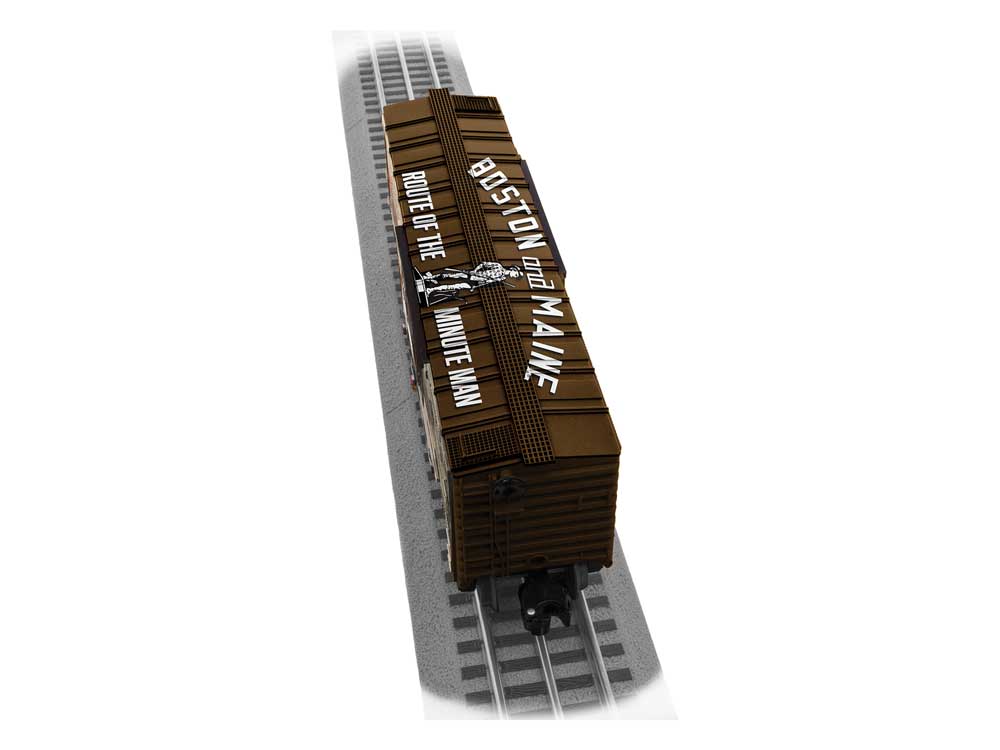 Steel Boxcar - 3-Rail - Ready to Run -- Boston & Maine (190th Anniversary Commemorative)-2