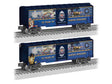 Steel Boxcar - 3-Rail - Ready to Run -- 2025 National Lionel Train Day Boxcar (blue, gold)