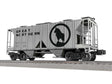 Class AC-2 2-Bay Covered Hopper - 3-Rail - Ready to Run -- Great Northern #71318 (gray, black, Large Rocky Silhouette)
