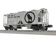 Class AC-2 2-Bay Covered Hopper - 3-Rail - Ready to Run -- Great Northern #71330 (gray, black, Large Rocky Silhouette)