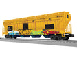 ACF 4-Bay Covered Hopper - 3-Rail - Ready to Run -- The Andersons AEX #5100 (Ex-Chessie, Weathered, yellow, black, Graffiti)-1