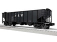 3-Bay Hopper Peaked Ends - Scale 3-Rail - Ready to Run -- Norfolk & Western #21348 (black, white, Block N&W)