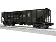 3-Bay Hopper Peaked Ends - Scale 3-Rail - Ready to Run -- Pennsylvania Railroad #11458 (Patched, black, white)