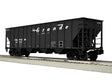 100-Ton 4-Bay Hopper 3-Pack - 3-Rail - Ready to Run -- Denver & Rio Grande Western Set A (black, white, Flying Grande)