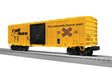 ACF 50' Boxcar - 3-Rail - Ready to Run -- Railbox #10048 (yellow, black)