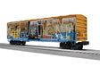 ACF 50' Boxcar - 3-Rail - Ready to Run -- Railbox #32534 (Weathered, yellow, black, graffiti)-1