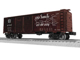 40' Double-Door Boxcar - 3-Rail - Ready to Run -- Santa Fe #29999 (Boxcar Red, white, Super Chief Slogan)-1