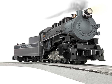 0-8-0 - 3-Rail w/LionChief Plus 2.0 Sound, Control & Smoke -- Union Pacific #4500 (2-Tone Gray)